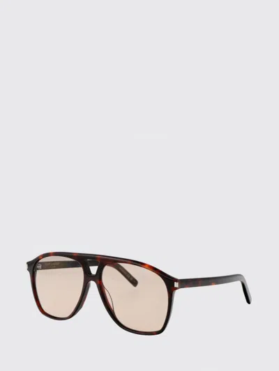 Saint Laurent Sl 596 Acetate Sunglasses In Brown