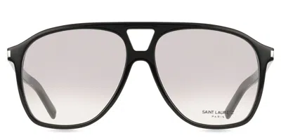 Saint Laurent Sl 596 Dune 006 Women's Sunglasses Black Size 58