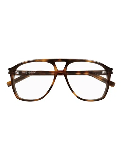 Saint Laurent Sl 596 Dune Opt Eyewear In Brown