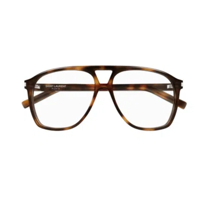 Saint Laurent Sl 596 Dune Opt002 Havana Havana Transpa