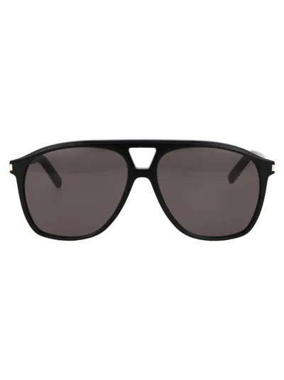 Saint Laurent Sl 596 Dune Sunglasses In Black