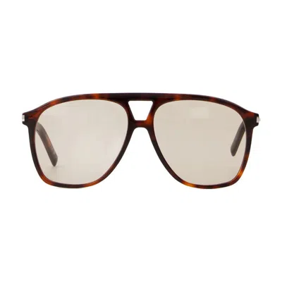 Saint Laurent Sl 596 Dune Sunglasses In Brown