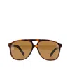 Saint Laurent Sl 596 Dune Sunglasses In Brown