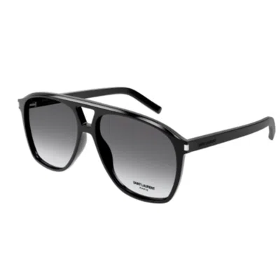 Saint Laurent Sl 596 Dune006 Black Black Grey