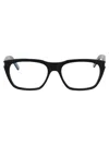 Saint Laurent Sl 598 Opt Glasses In 001 Black Black Transparent
