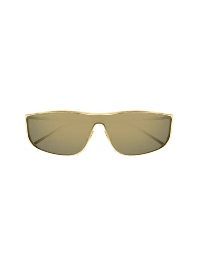 Saint Laurent Sl 605 Luna Sunglasses In Gold Gold Bronze