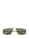 Saint Laurent Sl 606 Gold Sunglasses In Gold