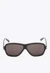 Saint Laurent Acetate Frame Sunglasses Square Shape In Black