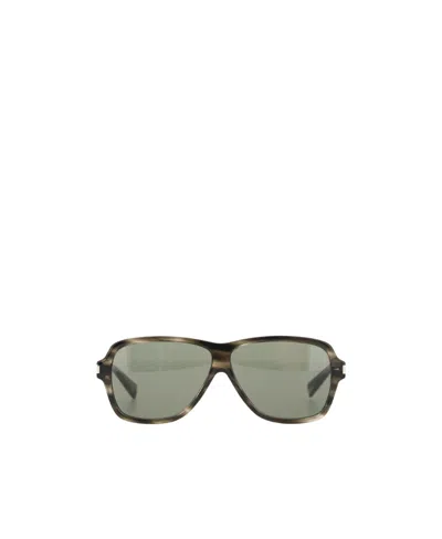 Saint Laurent Sl 609 Pilot-frame Sunglasses In Nude