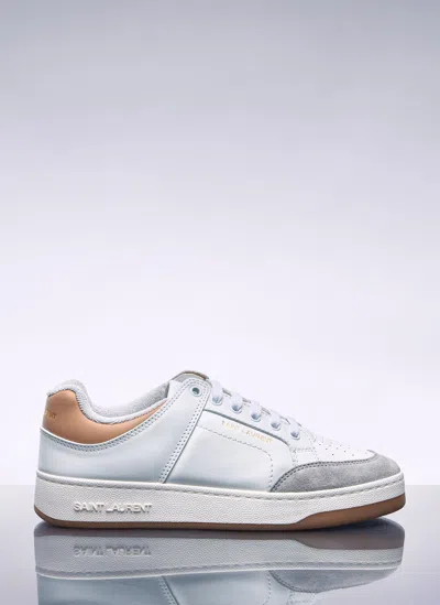 Saint Laurent Sl 61 Low Top Sneakers In White