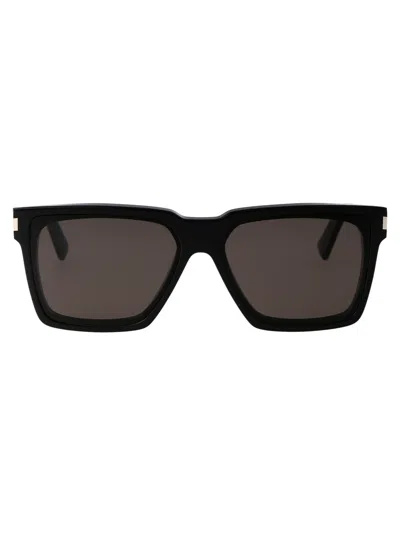 Saint Laurent Sl 610 Sunglasses In 001 Black Black Black
