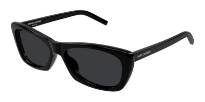 Saint Laurent Sl 613 005 Occhiali Da Sole Neri Per Donna In Black