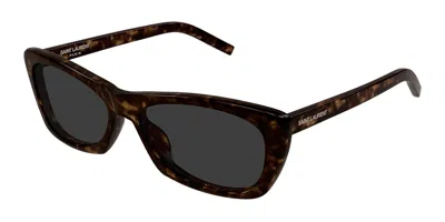 Saint Laurent Sl 613 006 Occhiali Da Sole Tartarugatishell Per Donna In Black