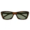 Saint Laurent Sl 613003 Havana Havana Green In Brown