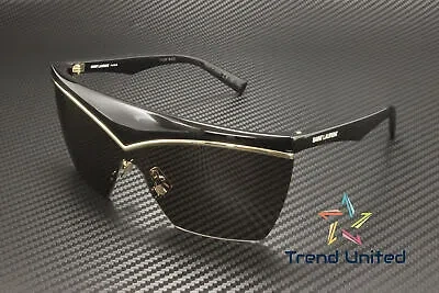 Pre-owned Saint Laurent Sl 614 Mask 001 Newwave Injection Black 99 Mm Women's Sunglasses