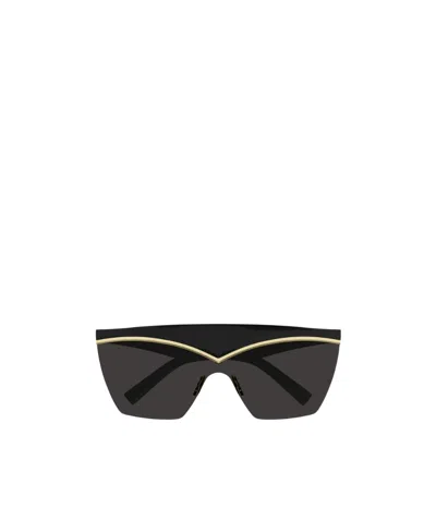 SAINT LAURENT SAINT LAURENT EYEWEAR MASK FRAME SUNGLASSES
