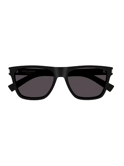 Saint Laurent Sl 619 Sunglasses In Black Crystal Black