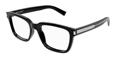 Saint Laurent Sl 621 Asian Fit Men's Glasses, Black, Size 54