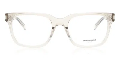 Saint Laurent Sl 621 Asian Fit Men's Glasses, Brown, Size 54 In White