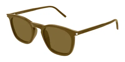Saint Laurent Sl 623 007 Occhiali Da Sole Marroni Per Uomo In Brown