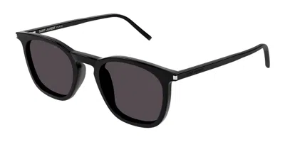 Saint Laurent Sl 623 Asian Fit 001 Men's Sunglasses Black Size 49