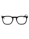 Saint Laurent Sl 623 Opt Glasses In 001 Black Black Transparent