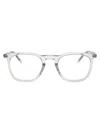 Saint Laurent Beige Beige Transparent Acetate Glasses