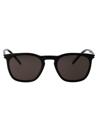 Saint Laurent Sl 623 Sunglasses In 001 Black Black Black