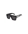 Saint Laurent Rectangular Sunglasses Sl 572 In Black