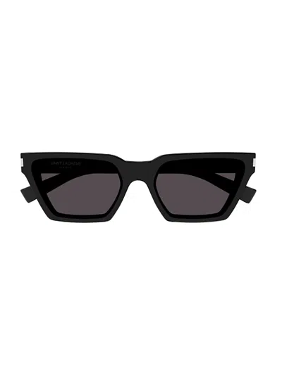 Saint Laurent Sl 633s 001 Sunglasses In 001 Black Black Black