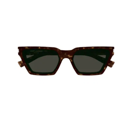 Saint Laurent Sl 633 Calista002 Havana Havana Grey In Multi