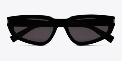 Saint Laurent Black Black Black Acetate Sunglasses