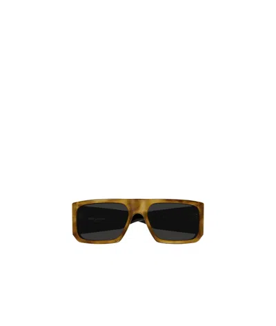 Saint Laurent Sl 635 Square-frame Sunglasses In Black