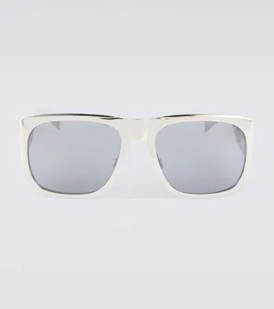 Saint Laurent Sl 636 Square Sunglasses In Silver