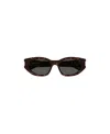 Saint Laurent Sl 638 Cat-eye Frame Sunglasses In Black