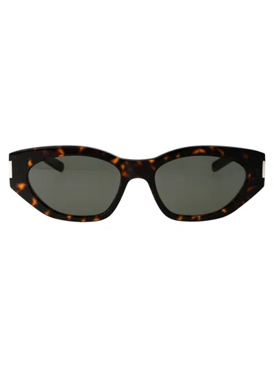 Saint Laurent Sl 638 Sunglasses In Gray
