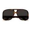 Saint Laurent Sl 652/f Solace002 Havana Havana Black In 002 Havana Havana Black