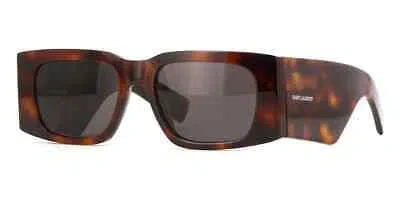 Pre-owned Saint Laurent Sl 654-003 Havana Havana Black
