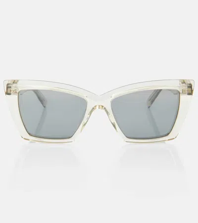 Saint Laurent Sl 657 Square Sunglasses In Beige