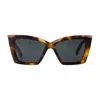 Saint Laurent Sl 657 Sunglasses In Brown