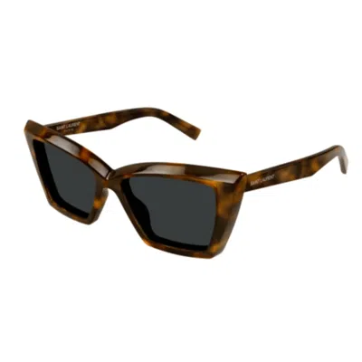 SAINT LAURENT SL 657002 HAVANA HAVANA BLACK