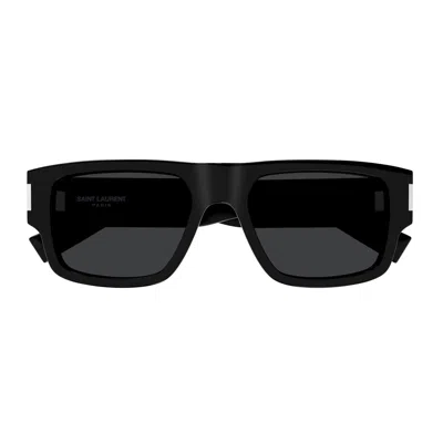 Saint Laurent Sl 659 Linea New Wave 001 Black Sunglasses In Nero