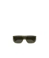 Saint Laurent Sl 659 Pilot-frame Sunglasses In Green