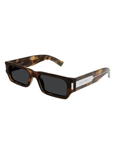 Saint Laurent Sl 660 002 Sunglasses In Havana