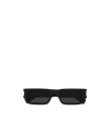 Saint Laurent Eyewear Sl 660 Rectangular Frame Sunglasses In Black