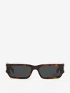 Saint Laurent Eyewear Rectangular Frame Sunglasses In Orange