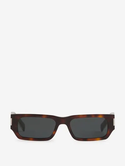 Saint Laurent Eyewear Rectangular Frame Sunglasses In Carey