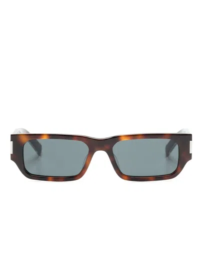 Saint Laurent Sl 660/f Sunglasses In Brown
