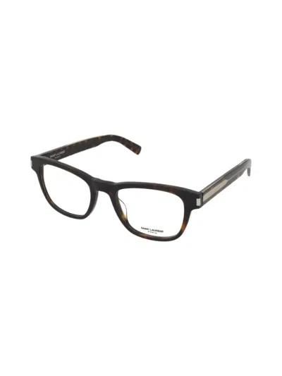 Saint Laurent Sl 664 - Havana Glasses In Black