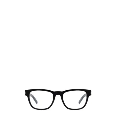 Saint Laurent Sl 664 Square-frame Glasses In Black